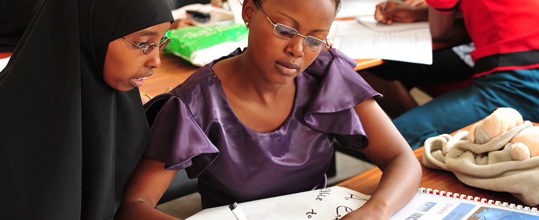 Participants in EDC's youth program in North Eastern Kenya. 