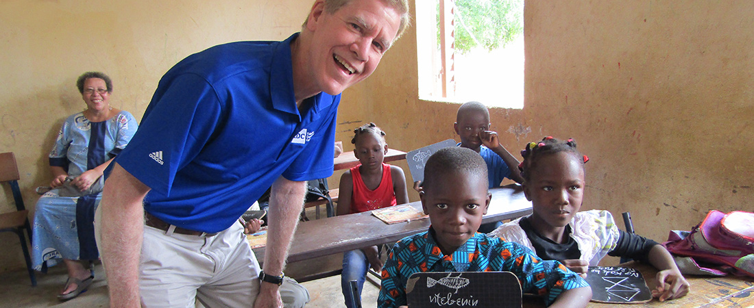 A photo of David Offensend in Mali