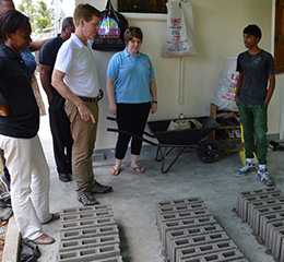 A photo of EDC President and CEO David Offensend in Guyana