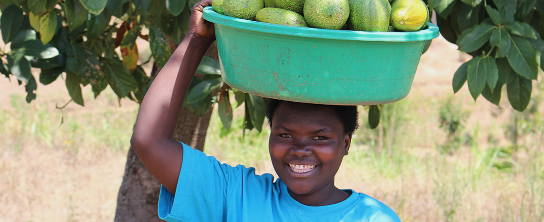 A photo of a youth in Rwanda