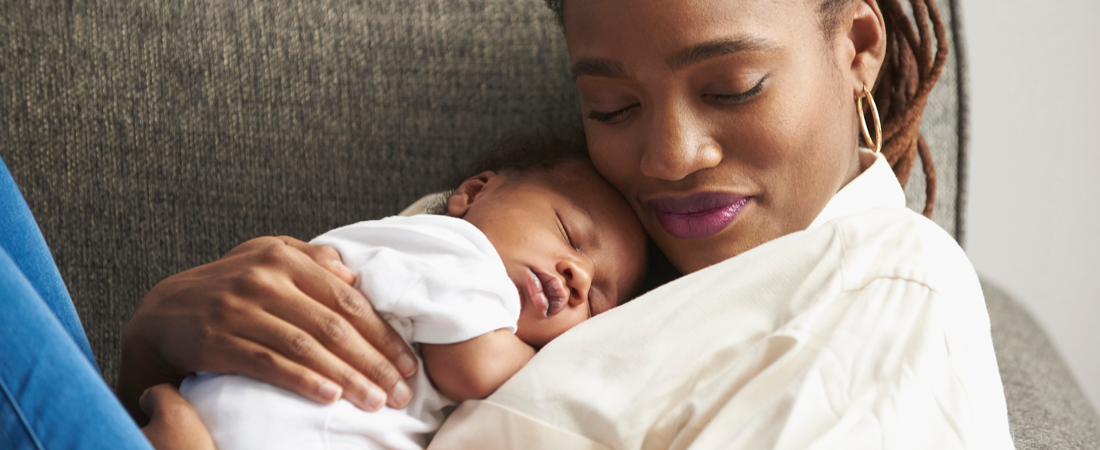 a photo of mother and child representing Maternal and Child Health