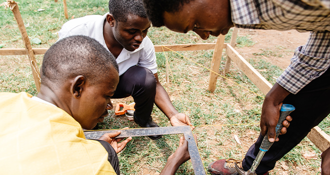 An image of youth in Rwanda representing Out-of-School Learning