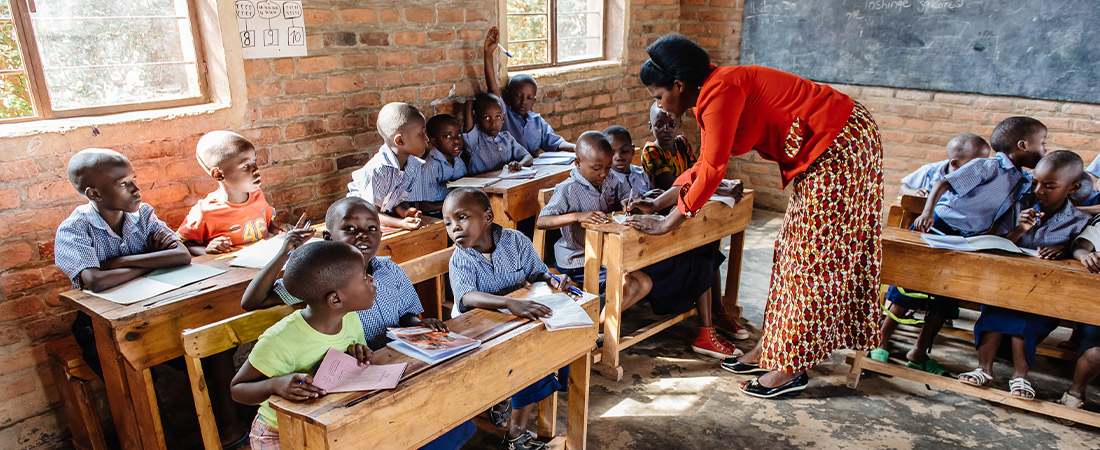 A photo of a classroom representing Celebrating Teachers Around the World