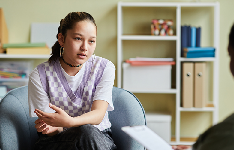 A photo of a teen representing Teen Stress