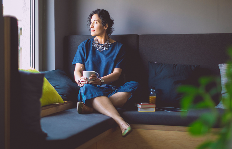 A photo of a woman representing 6 Ways to Stay Calm During Coronavirus