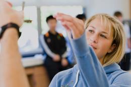 A picture of students in a classroom