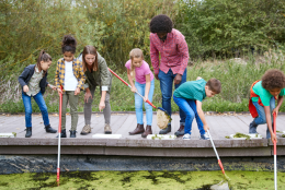 A photo of an outdoor activity representing A Promising Approach to Building Youth’s Environmental Literacy