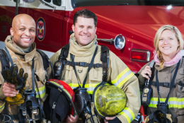 A photo of firefighters representing EDC to Collaborate on National Public Safety Summit with FirstNet, Built with AT&T