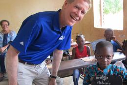 A photo of David Offensend in Mali