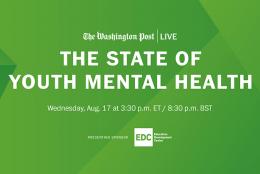 Image promoting the State of Youth Mental Health event